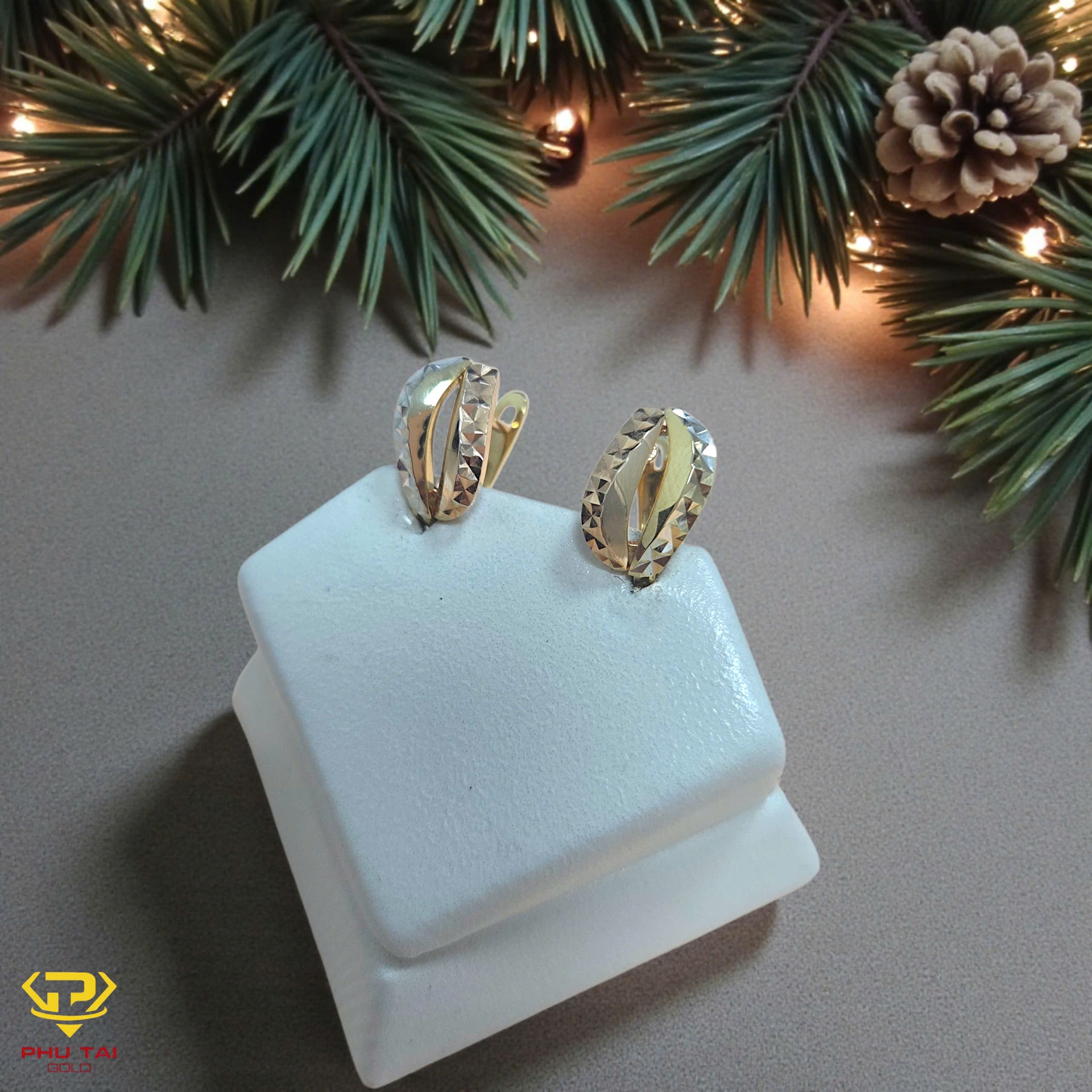 Bông tai vàng tây (mã BT 62412)